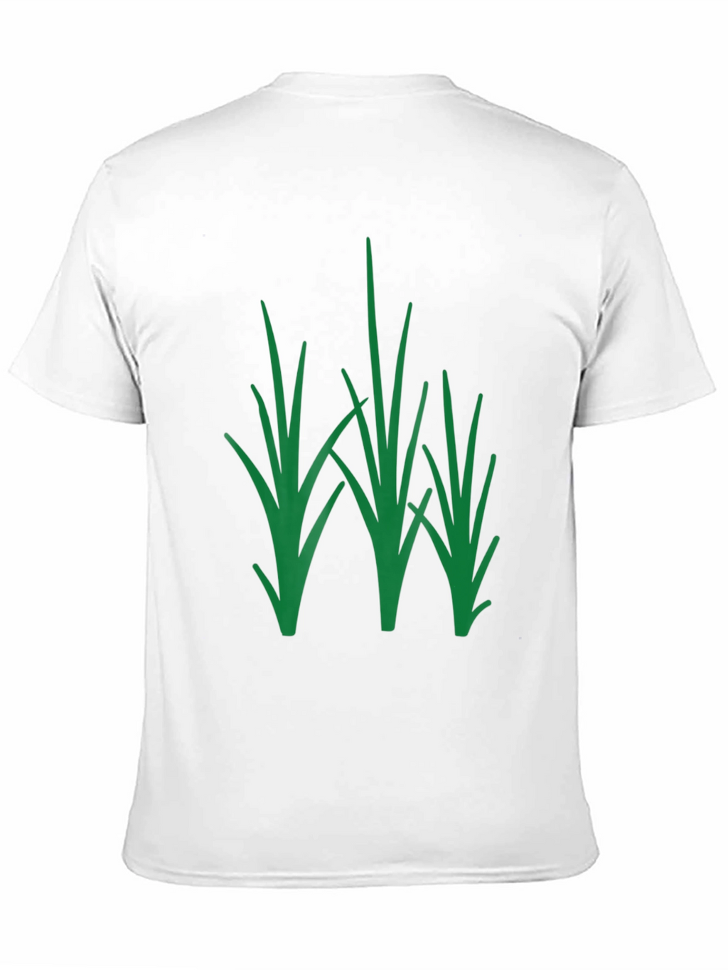 Green Grass Graphic Black T-Shirt - Nature Inspired Tee
