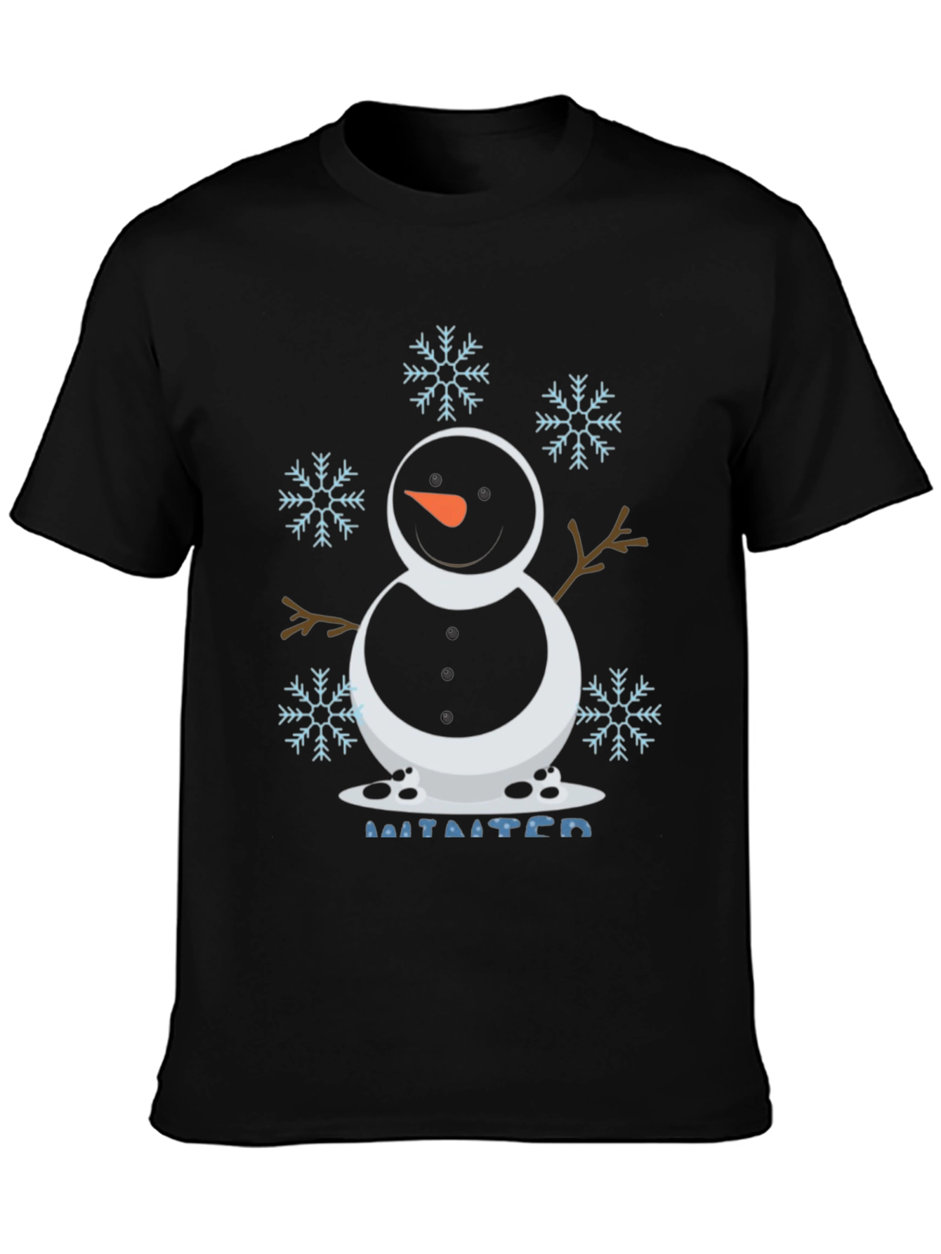 Snowman Winter Holiday T-Shirt - Festive Season Tee