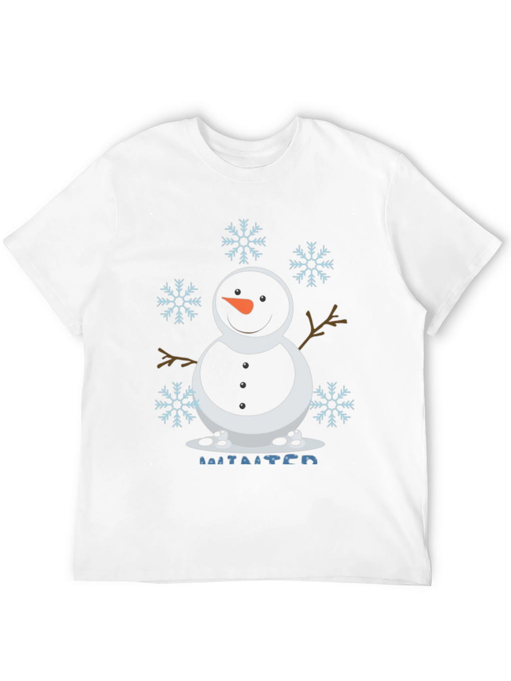 Snowman Winter Holiday T-Shirt - Festive Season Tee