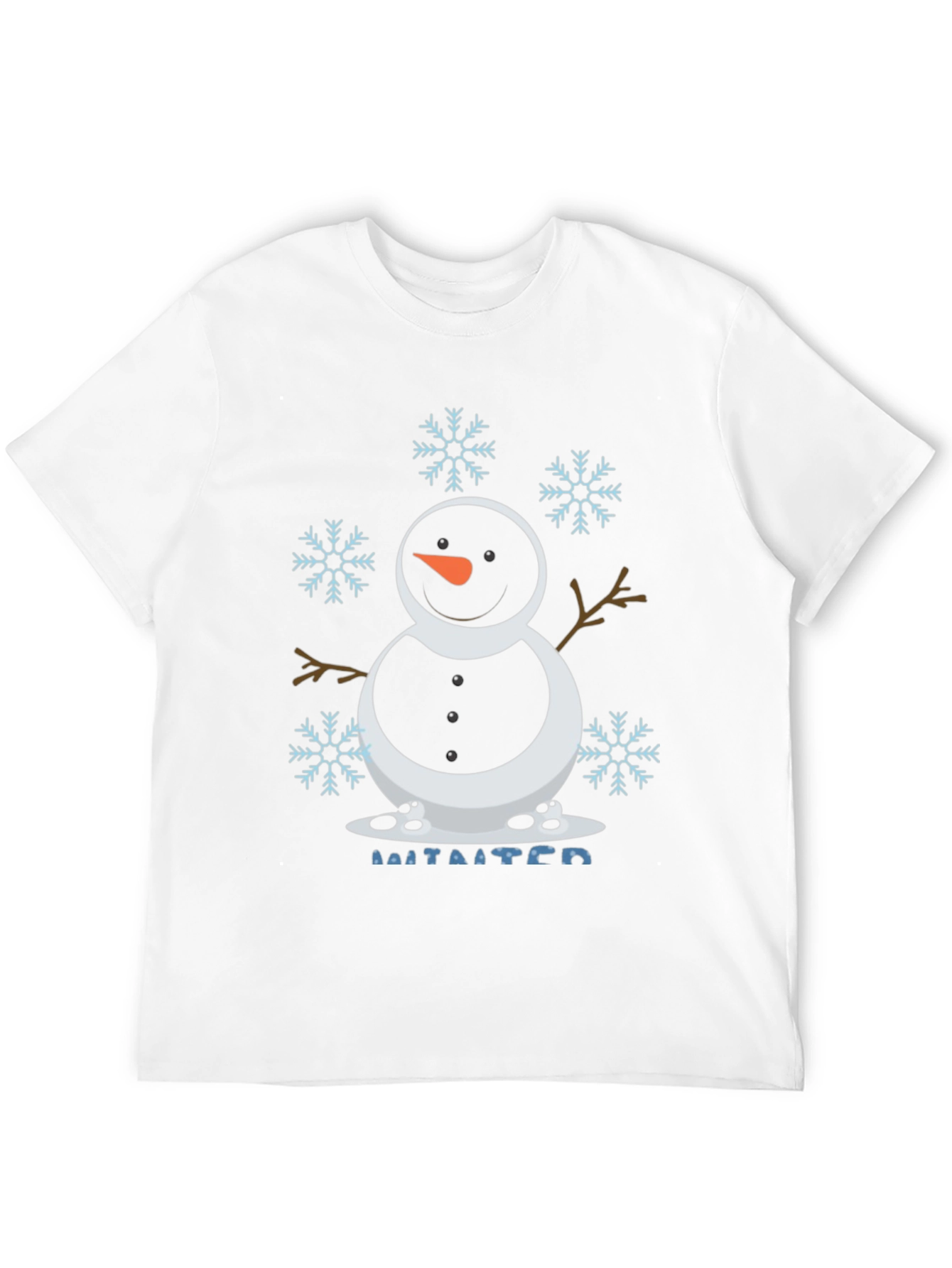Snowman Winter Holiday T-Shirt - Festive Season Tee