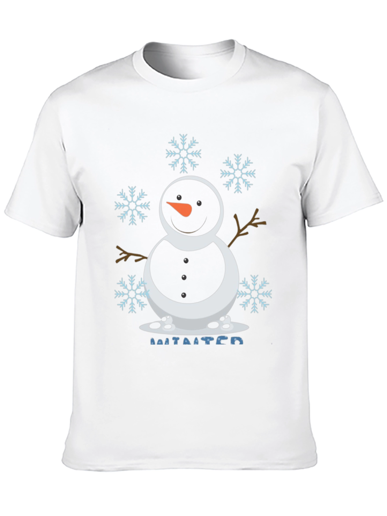 Snowman Winter Holiday T-Shirt - Festive Season Tee