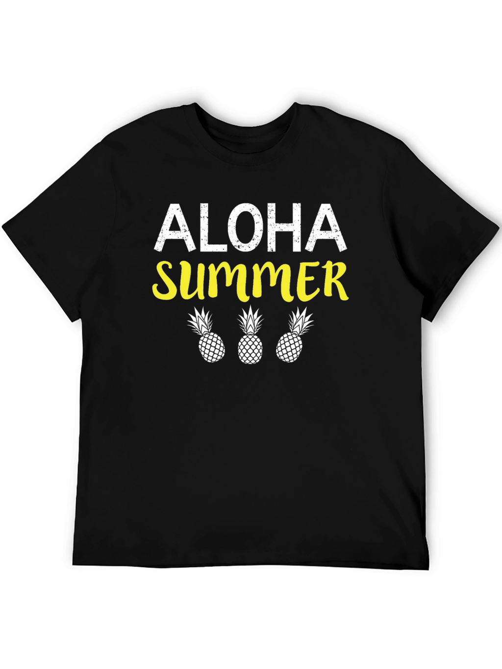Aloha Summer Pineapple Graphic T-Shirt