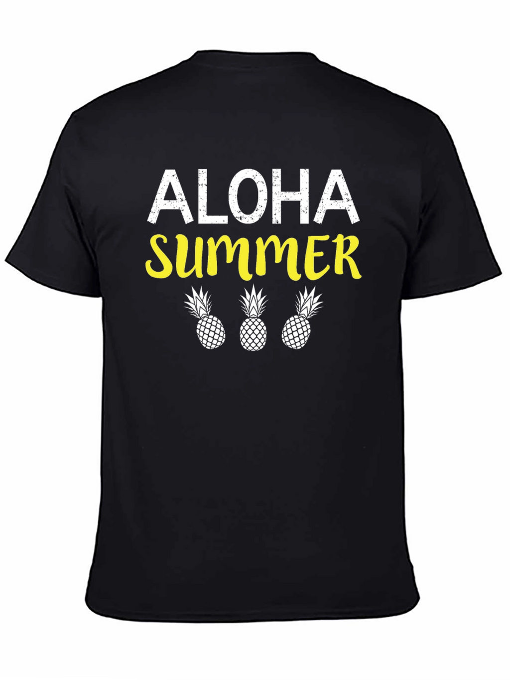 Aloha Summer Pineapple Graphic T-Shirt
