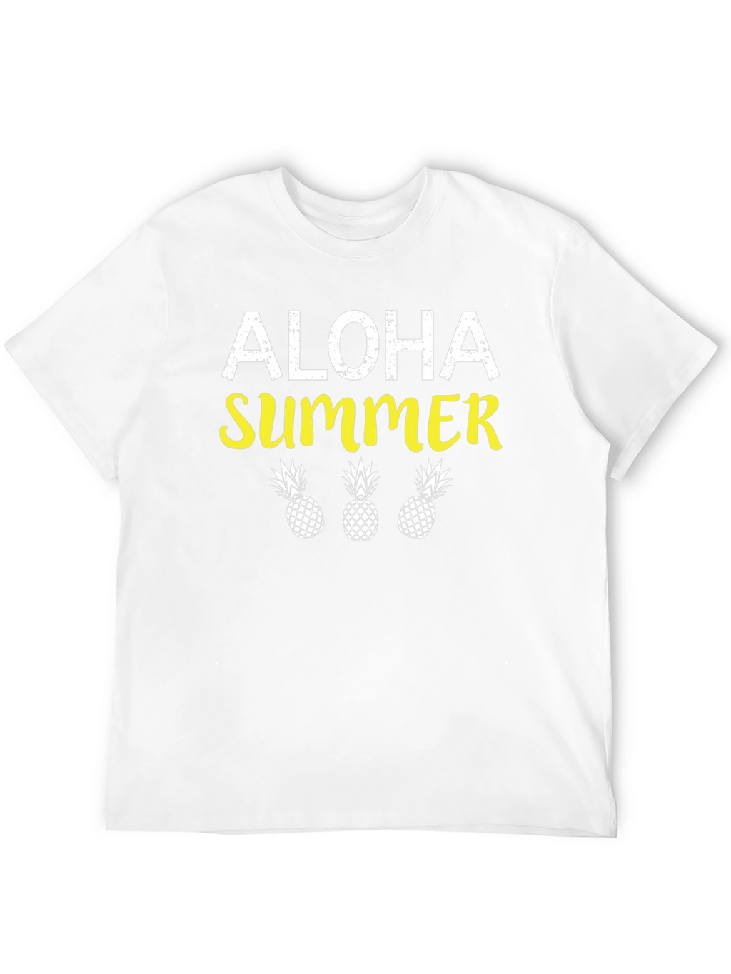 Aloha Summer Pineapple Graphic T-Shirt