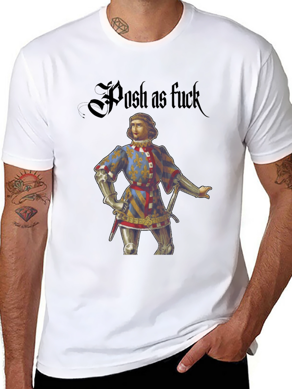 Posh Medieval Knight T-Shirt