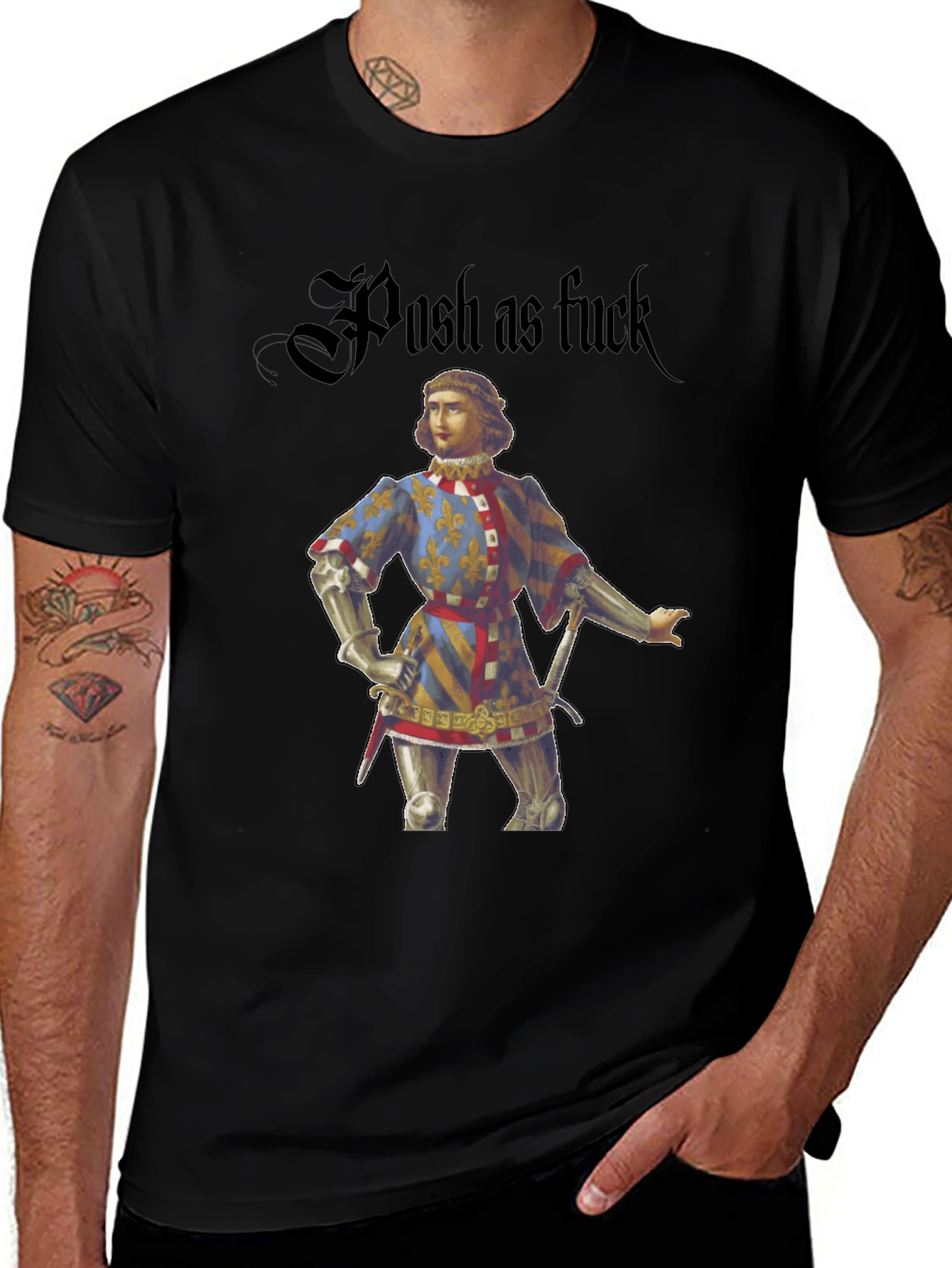 Posh Medieval Knight T-Shirt