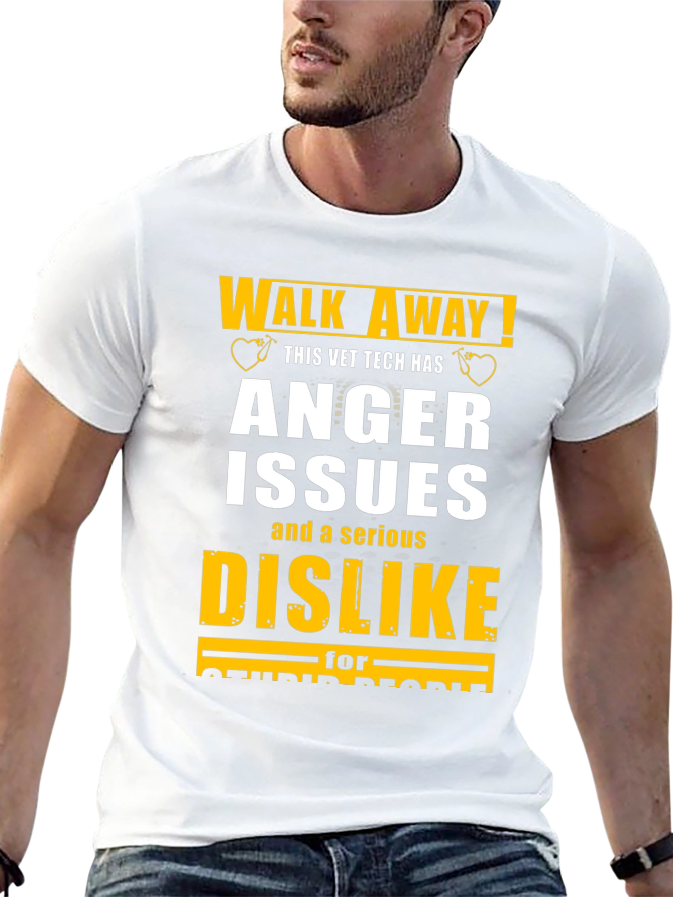 Vet Tech Anger Issues Graphic Tee