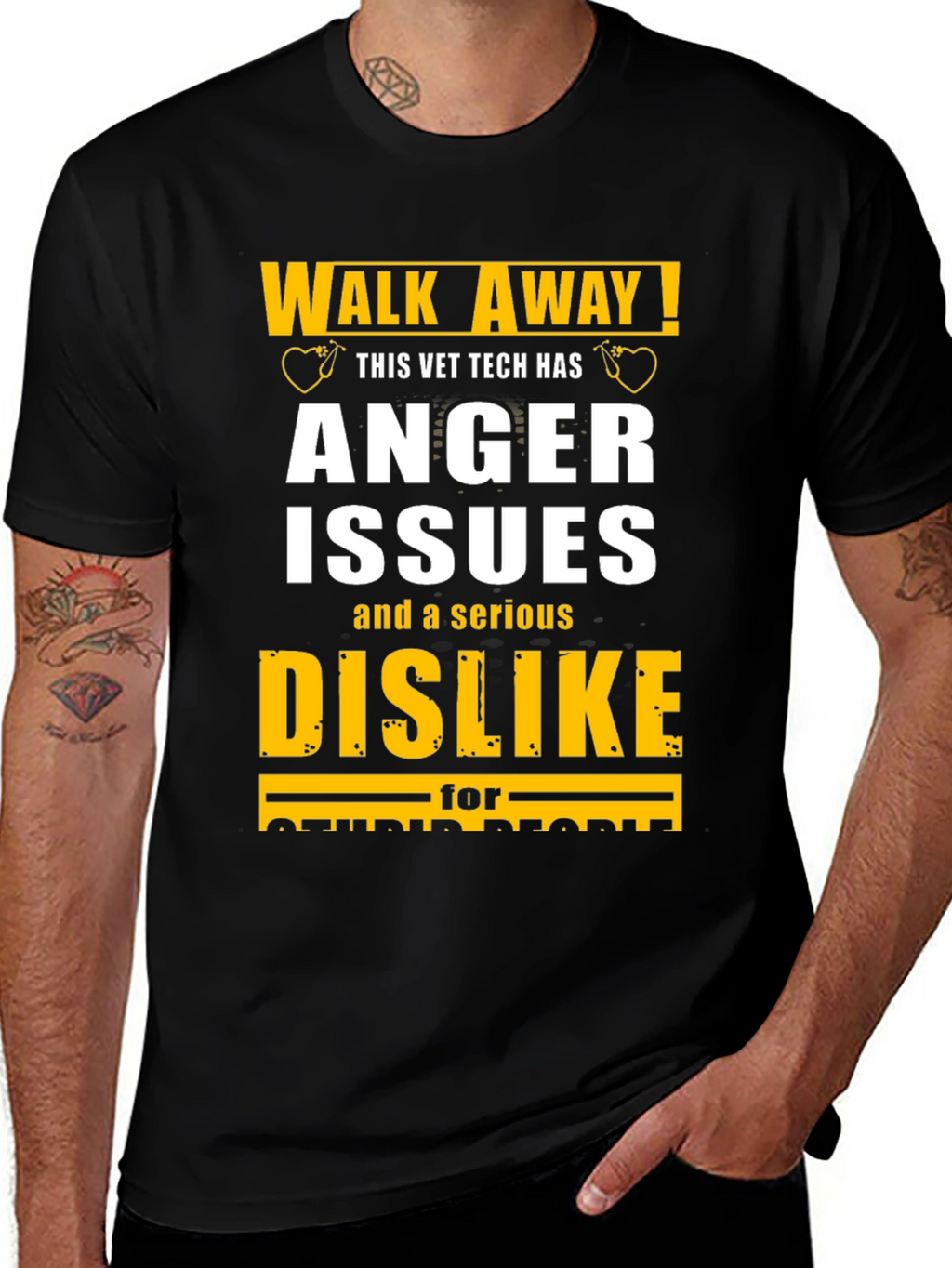 Vet Tech Anger Issues Graphic Tee