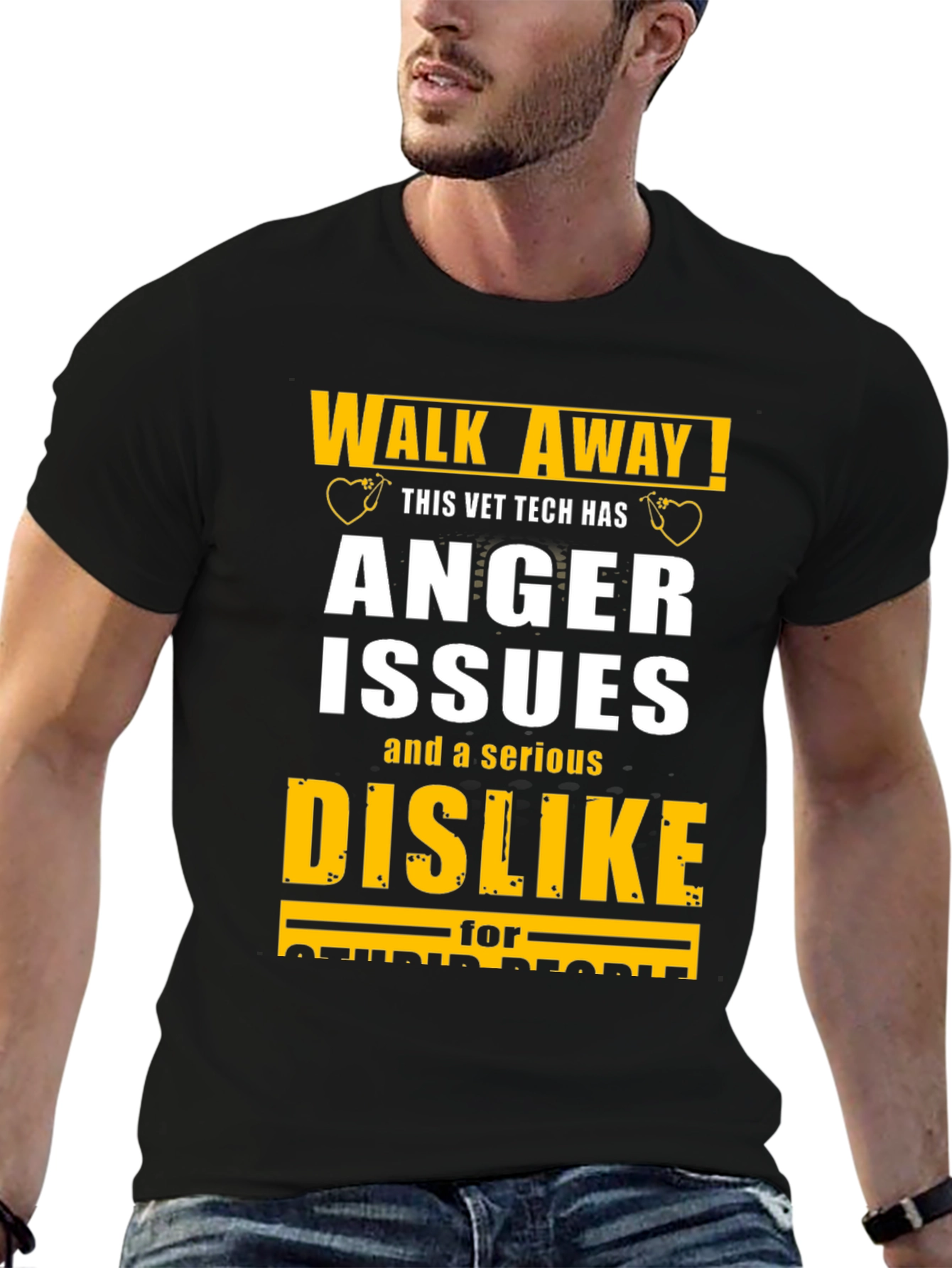 Vet Tech Anger Issues Graphic Tee