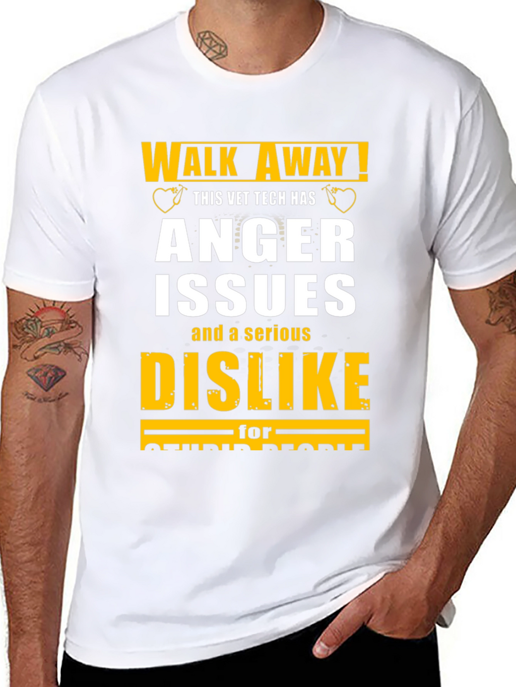 Vet Tech Anger Issues Graphic Tee