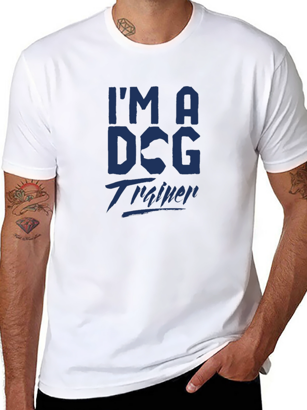 Im a Dog Trainer Tee - Stylish Graphic T-Shirt