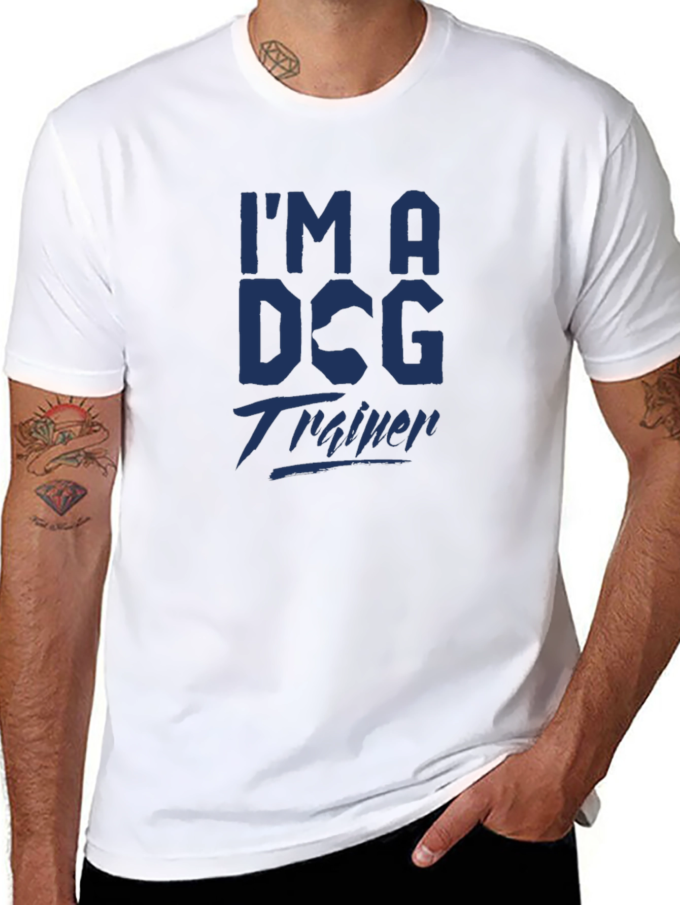 Im a Dog Trainer Tee - Stylish Graphic T-Shirt