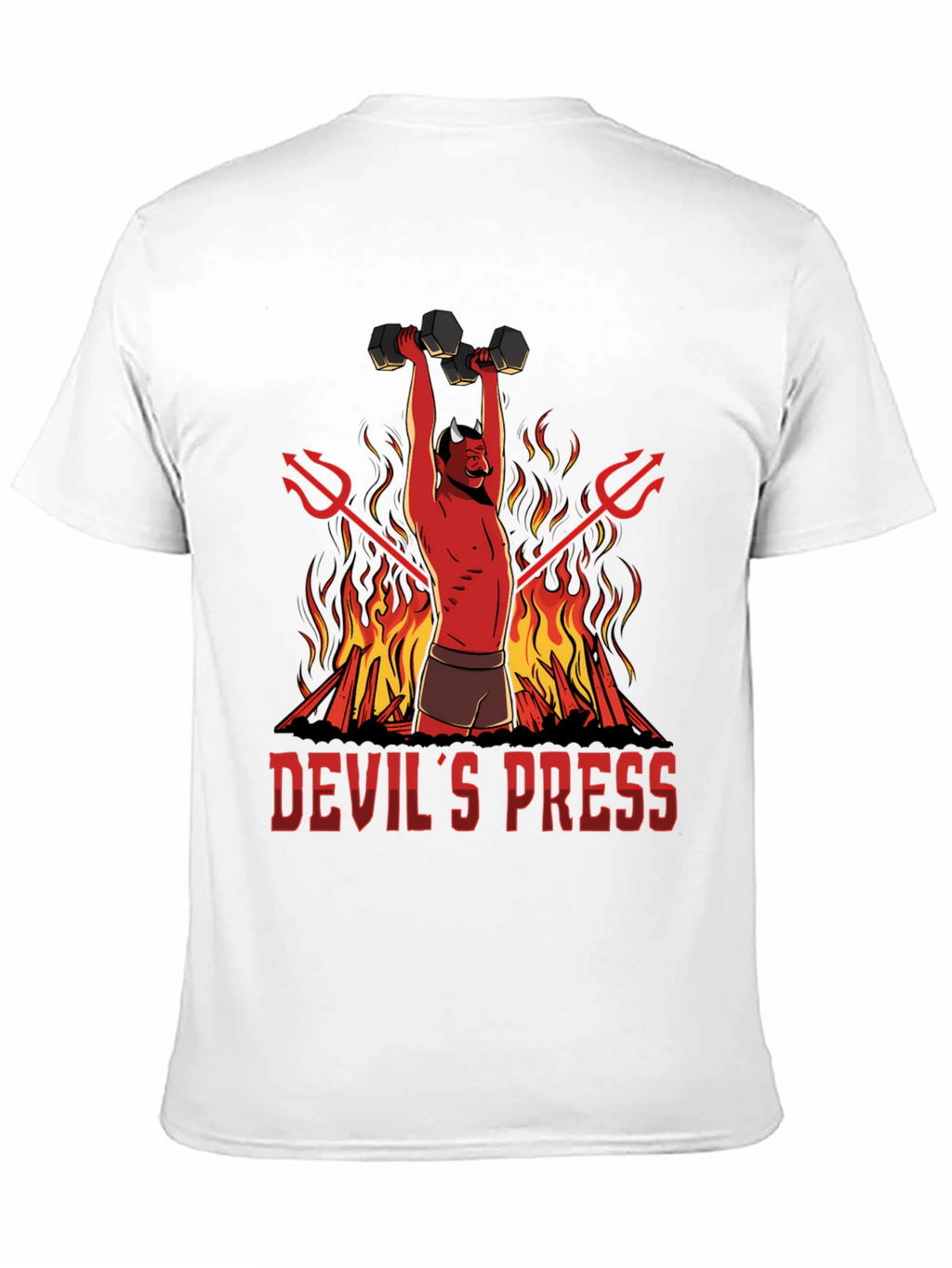 Devils Press Weightlifting T-Shirt - Gym Humor