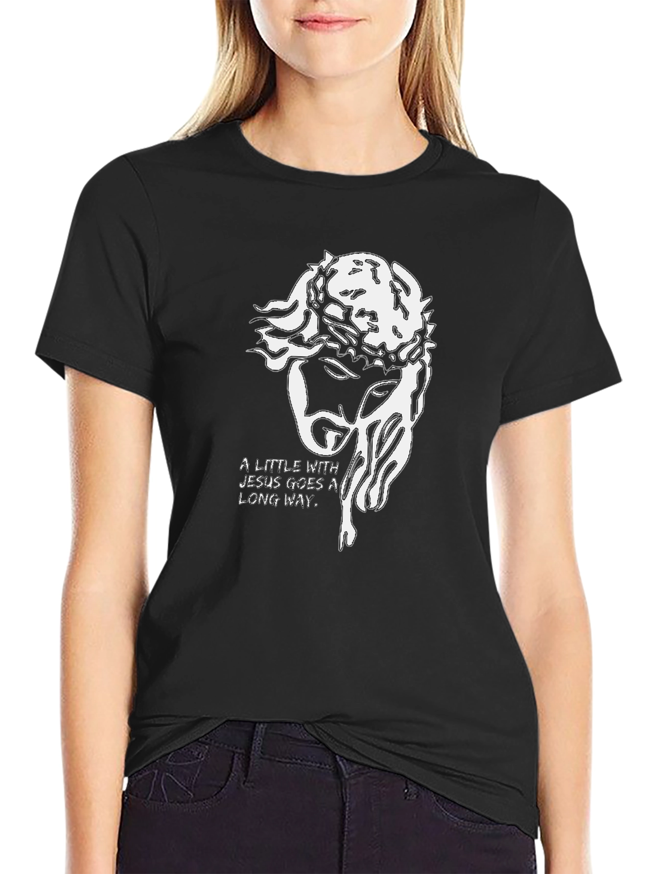 Jesus Crown of Thorns T-Shirt - Faith Based Apparel