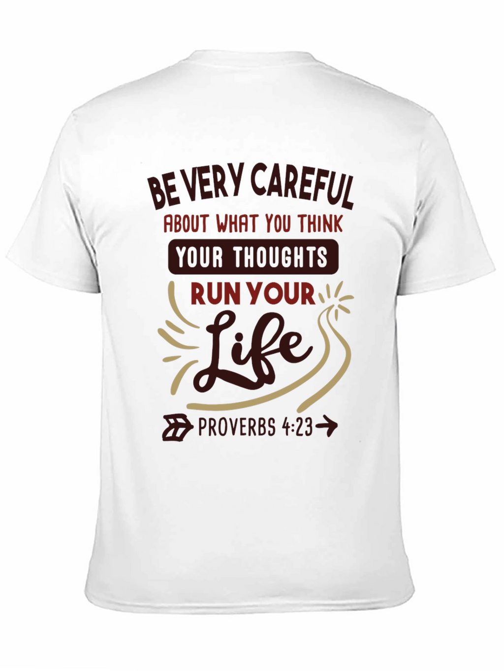 Inspirational Proverbs 4:23 T-Shirt