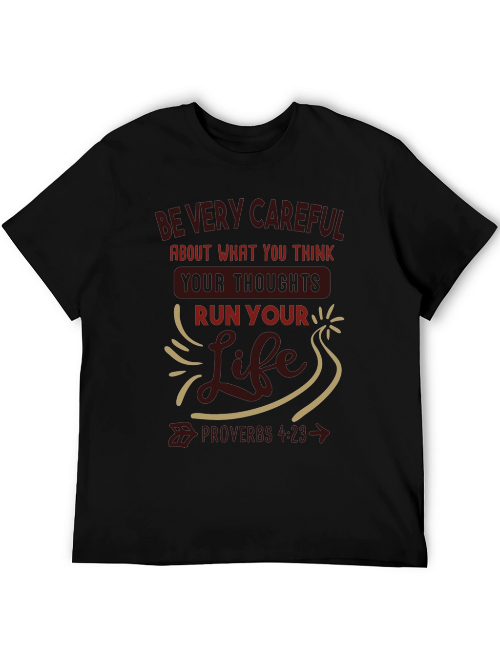 Inspirational Proverbs 4:23 T-Shirt