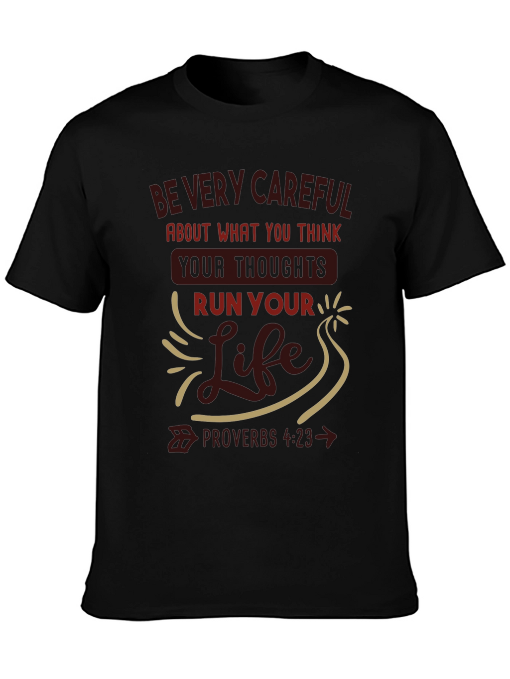 Inspirational Proverbs 4:23 T-Shirt