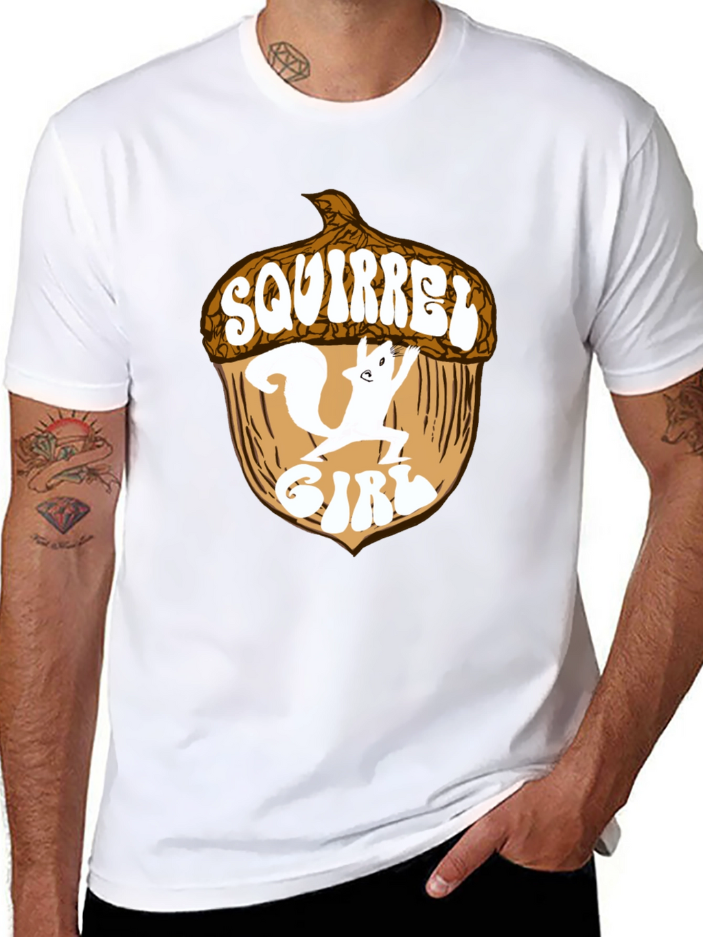 Squirrel Girl T-Shirt - Black Cotton Blend Tee