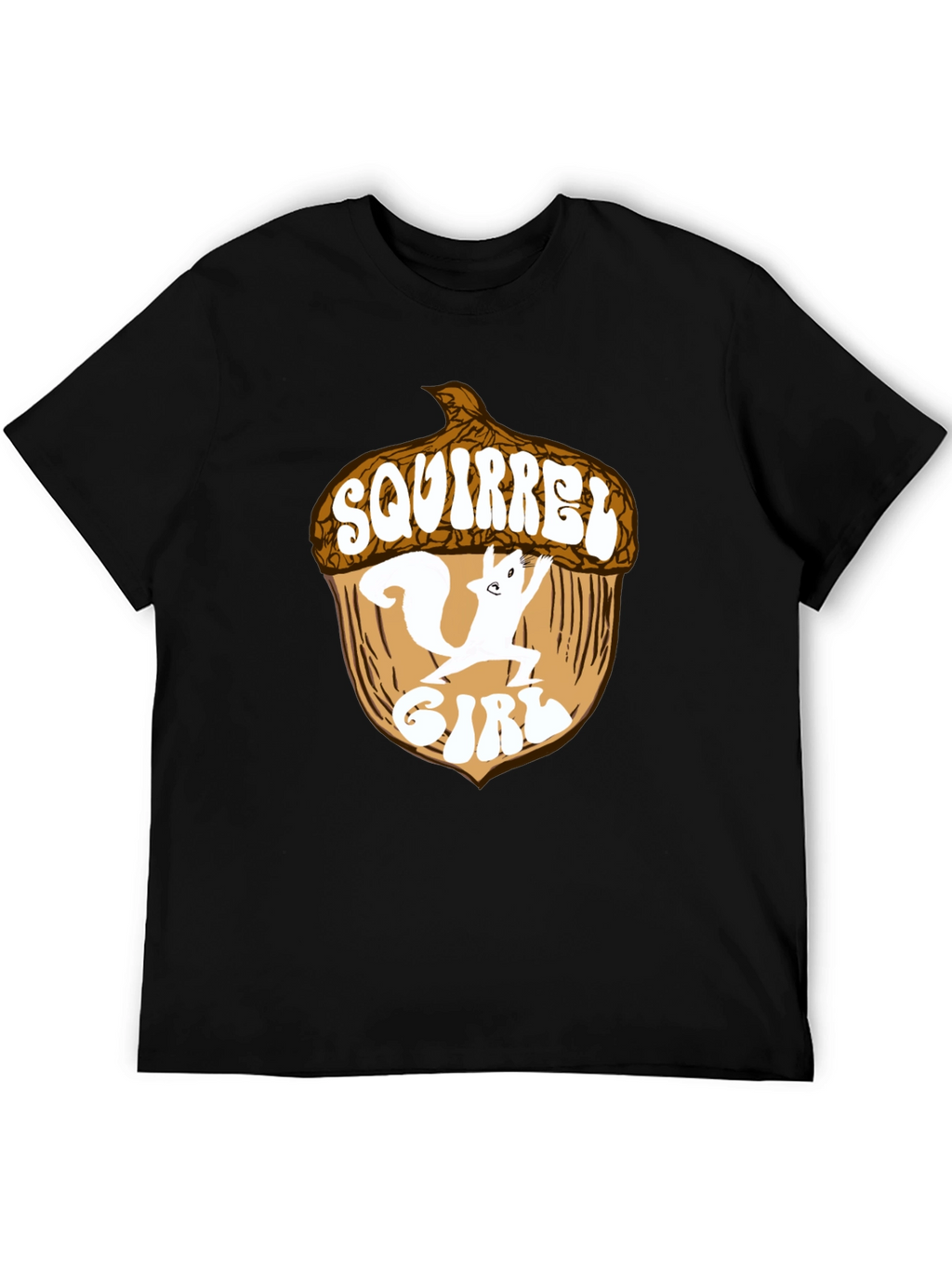 Squirrel Girl T-Shirt - Black Cotton Blend Tee