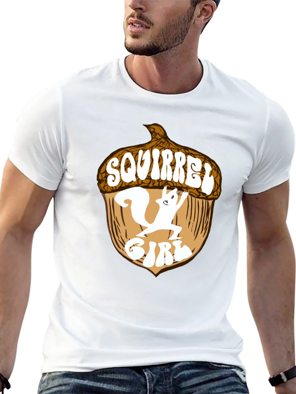 Squirrel Girl T-Shirt - Black Cotton Blend Tee