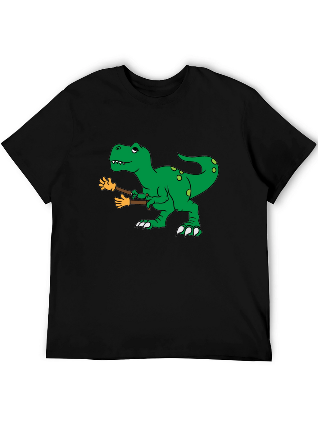 Dinosaur T-Rex with Fake Arms Funny Graphic Tee