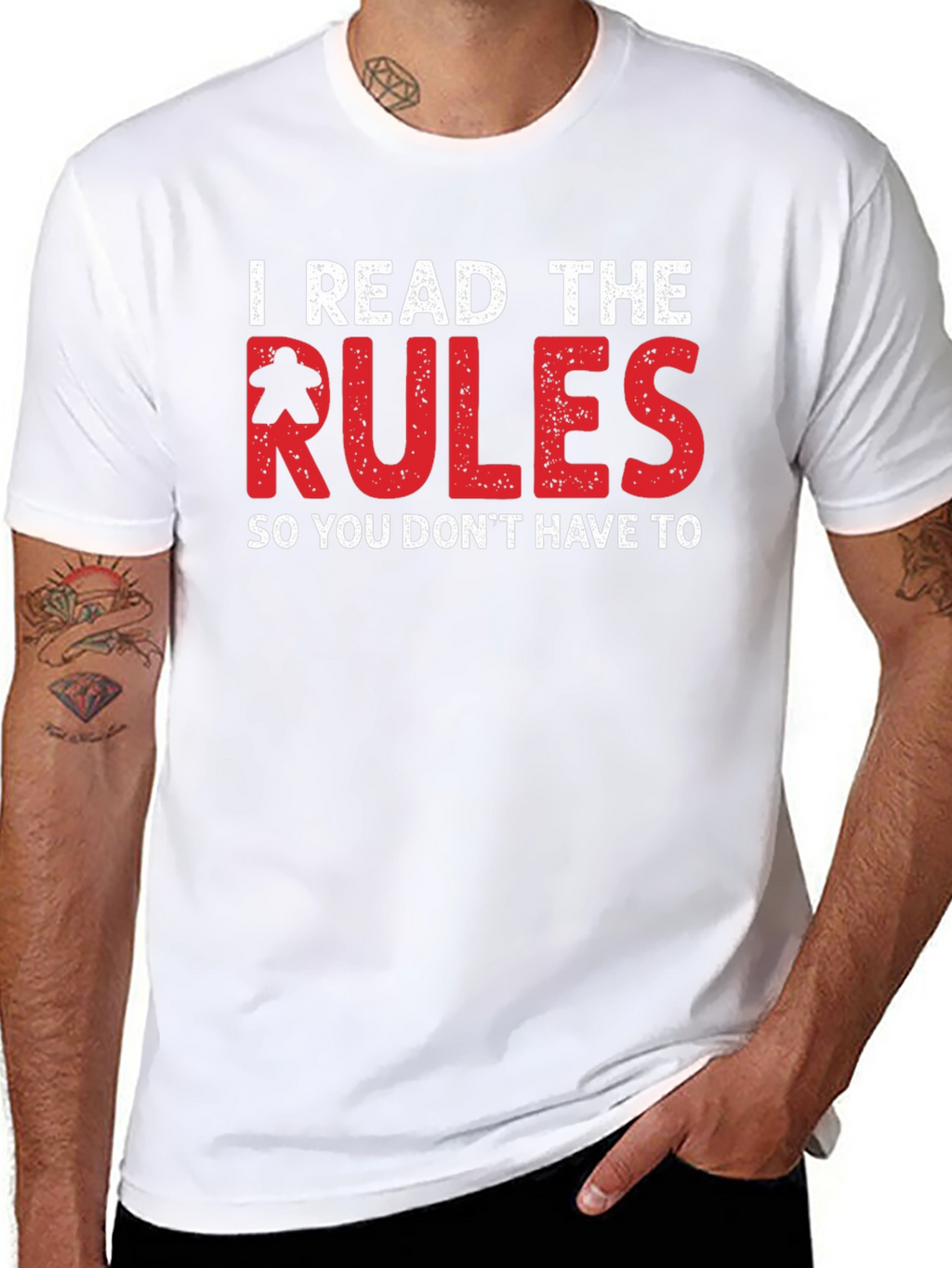 I Read The Rules Board Game T-Shirt