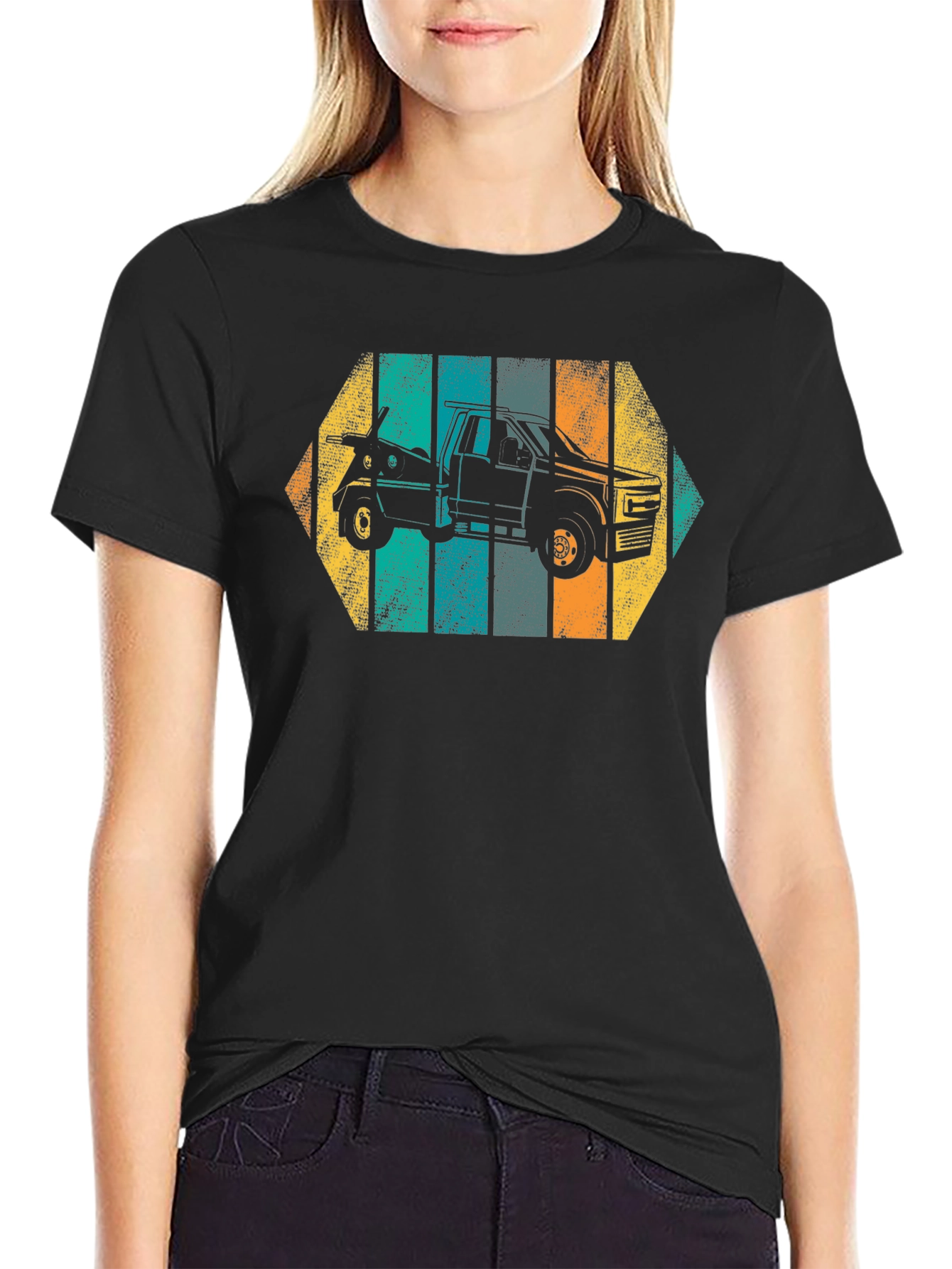 Retro Tow Truck T-Shirt - Vintage Automotive Design