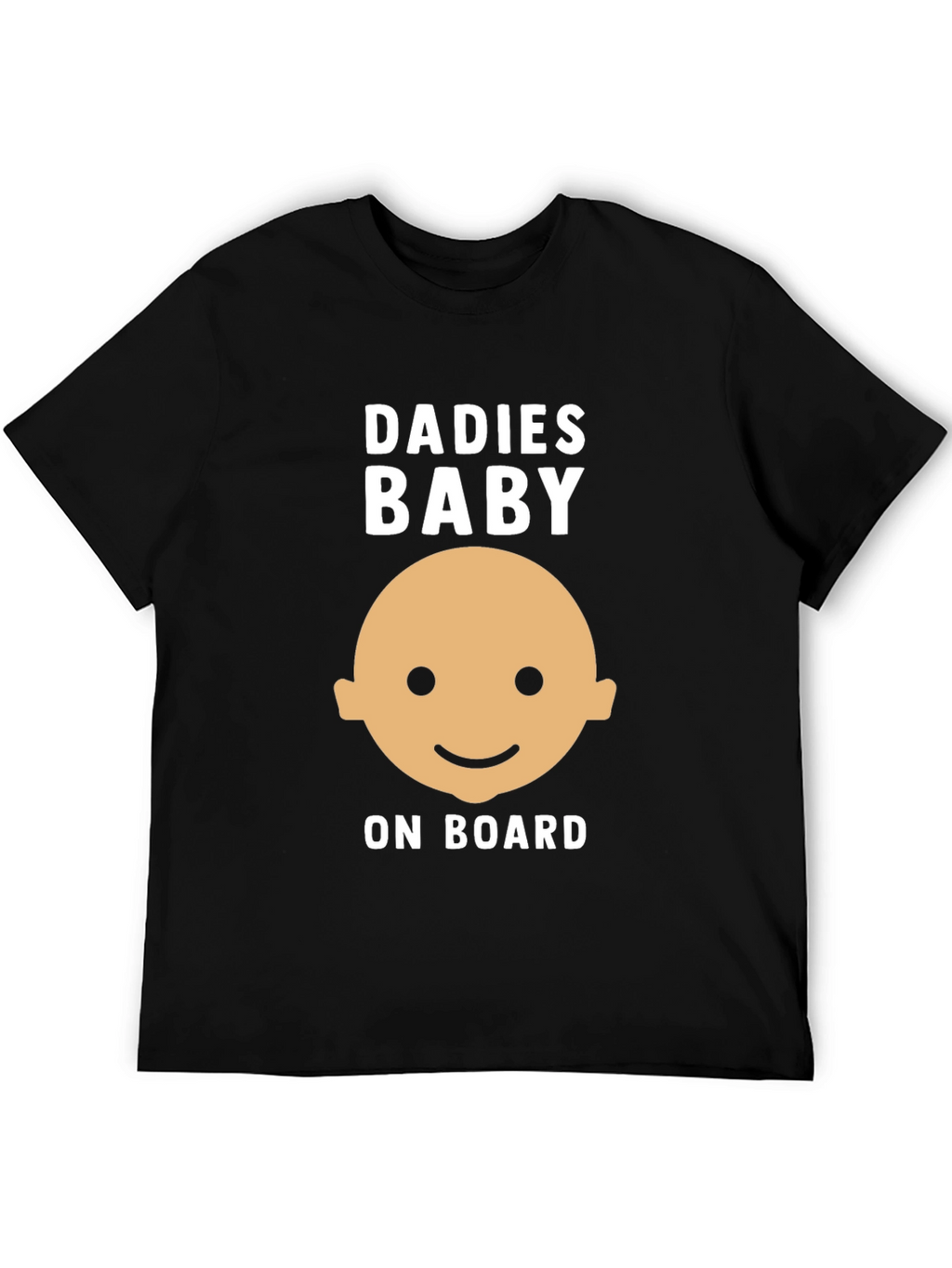 Dadies Baby On Board Graphic T-Shirt - Black