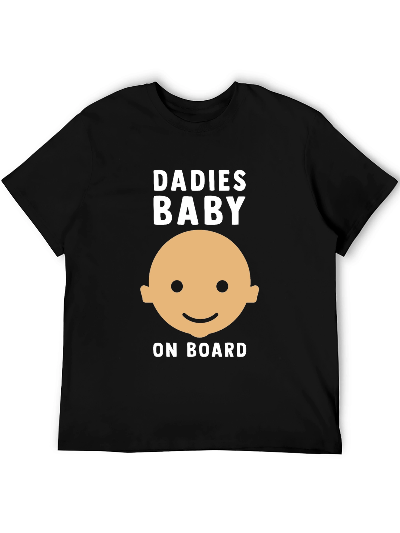 Dadies Baby On Board Graphic T-Shirt - Black