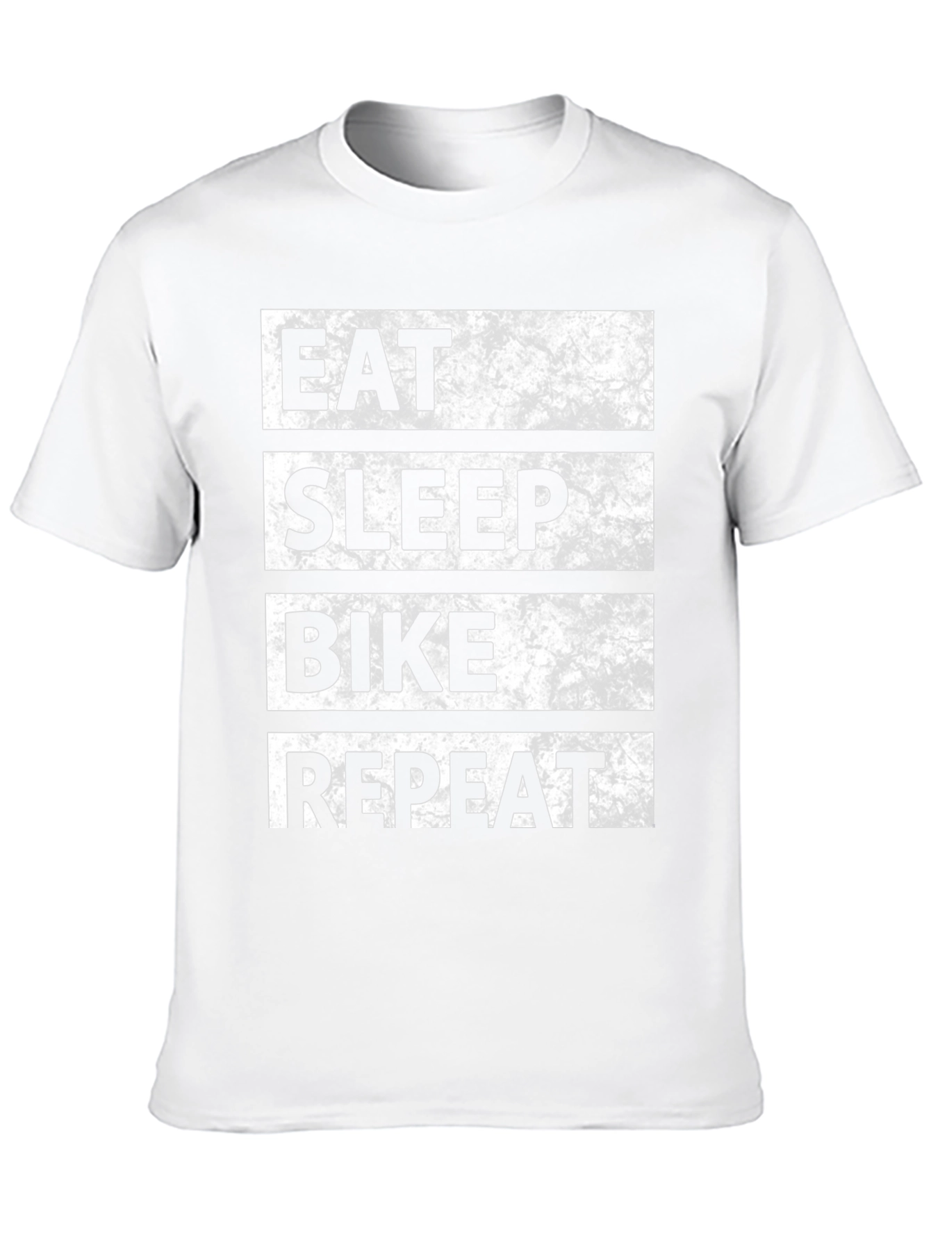 Eat Sleep Bike Repeat Black Graphic Tee