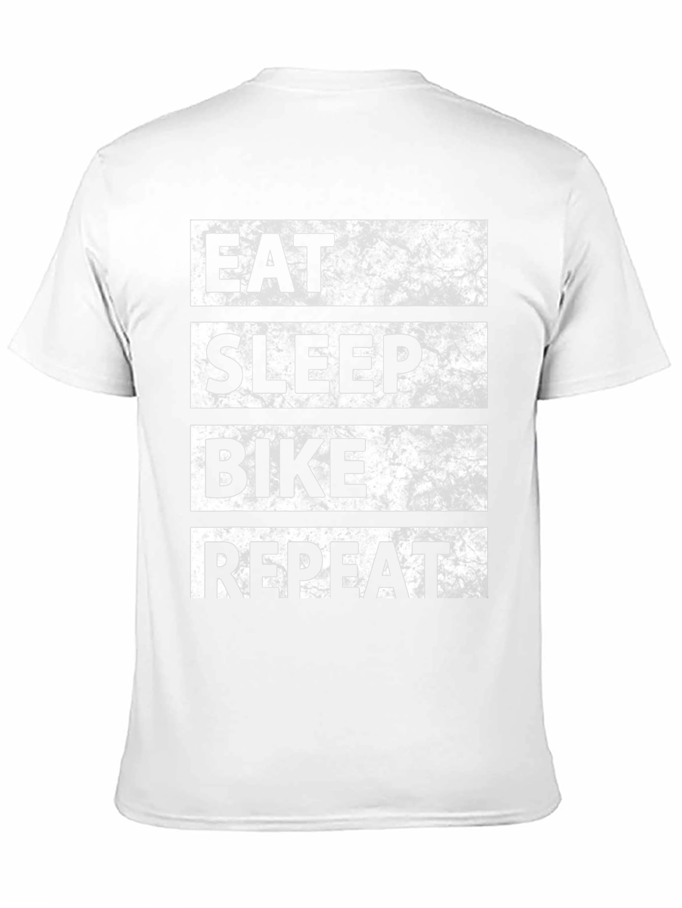 Eat Sleep Bike Repeat Black Graphic Tee
