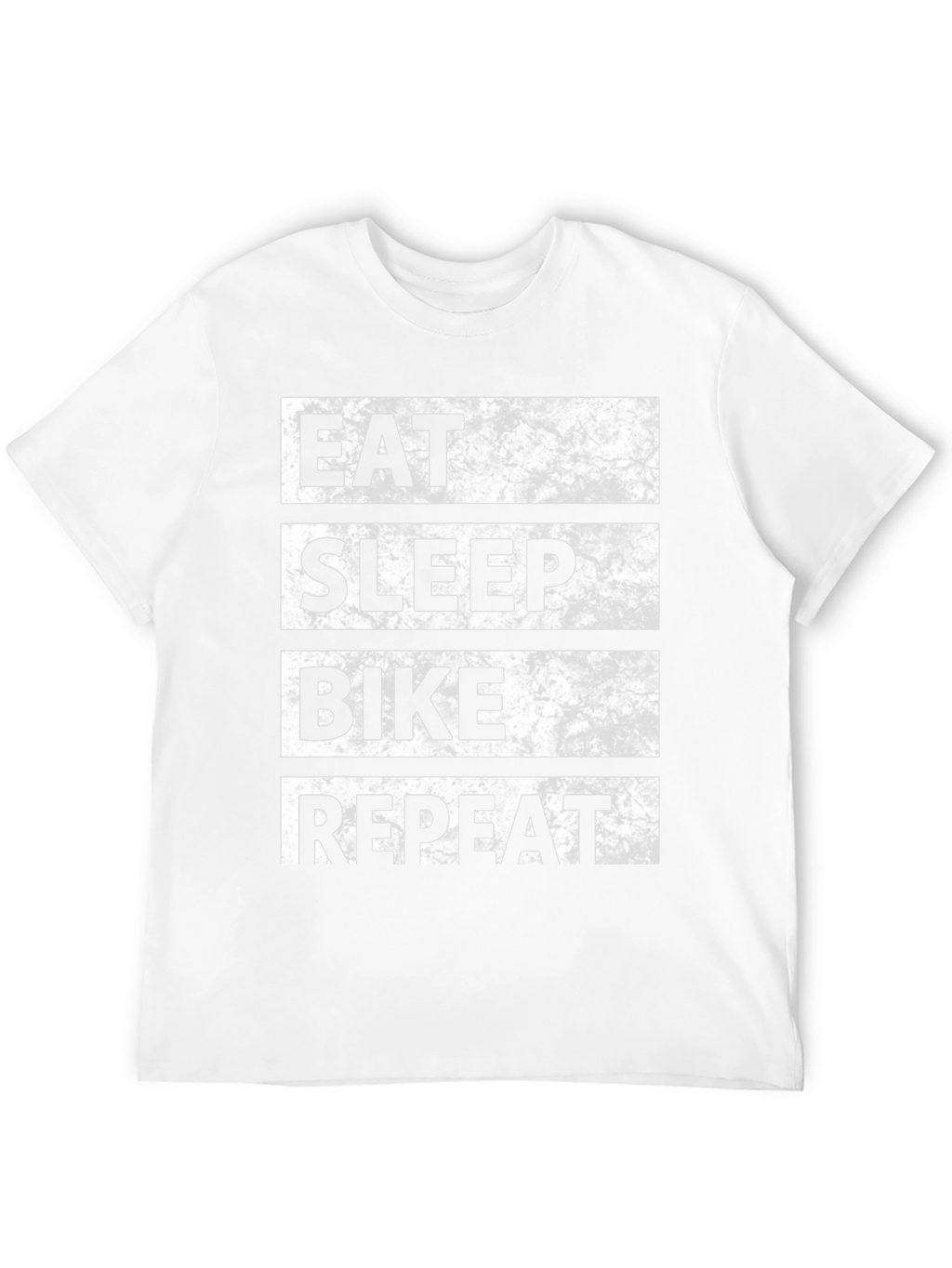 Eat Sleep Bike Repeat Black Graphic Tee