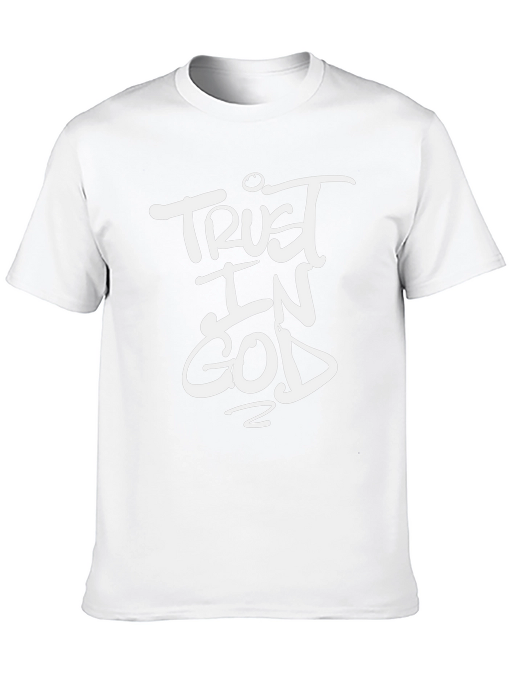 Trust in God Graphic Black T-Shirt