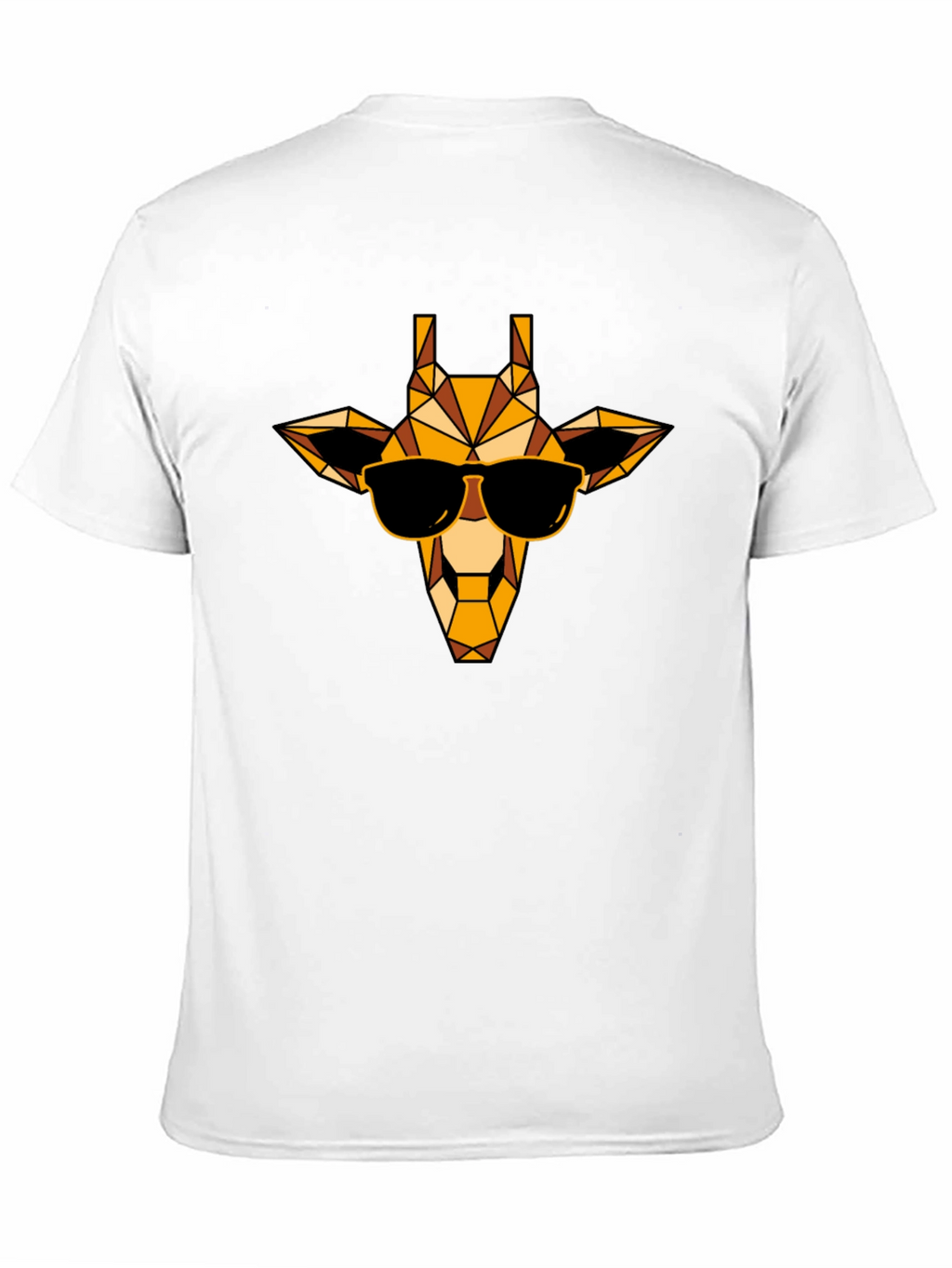 Cool Giraffe Graphic Tee - Black Casual Shirt