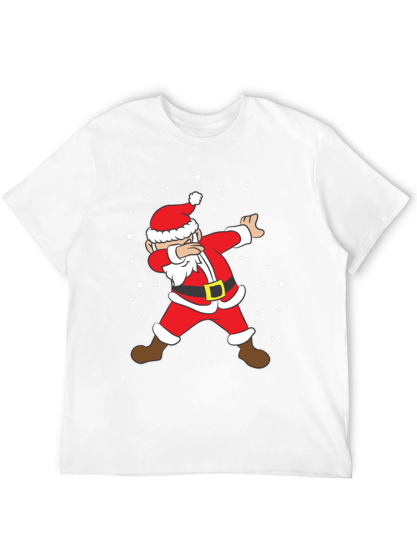 Dabbing Santa Christmas Graphic Tee