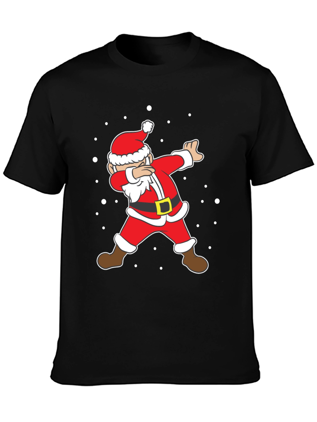 Dabbing Santa Christmas Graphic Tee