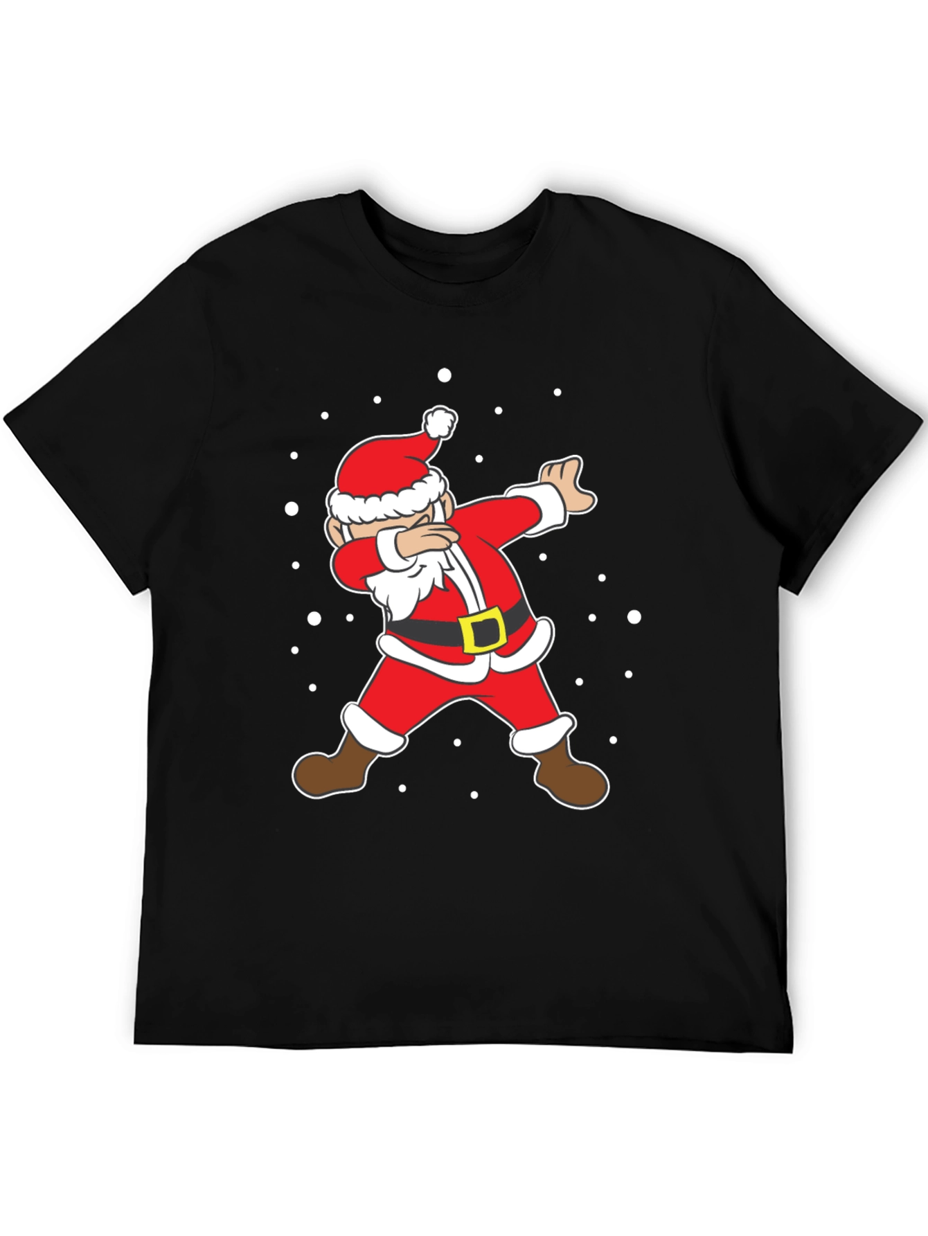 Dabbing Santa Christmas Graphic Tee