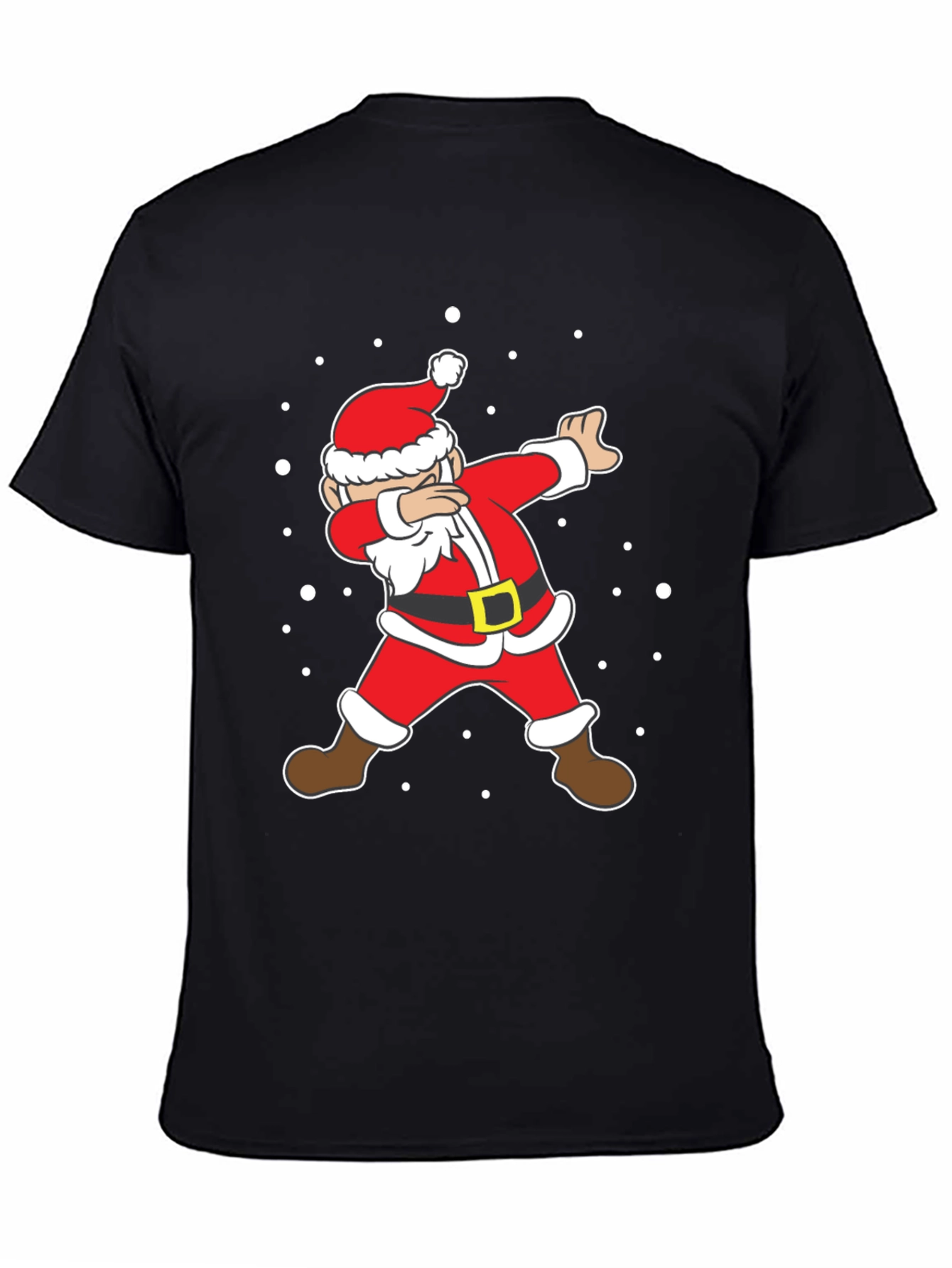 Dabbing Santa Christmas Graphic Tee