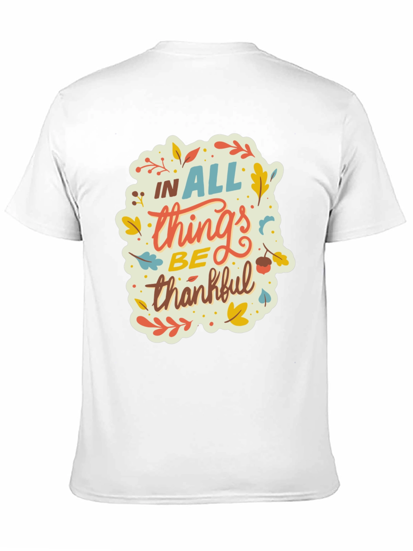 Fall Thanksgiving Graphic T-Shirt - Be Thankful