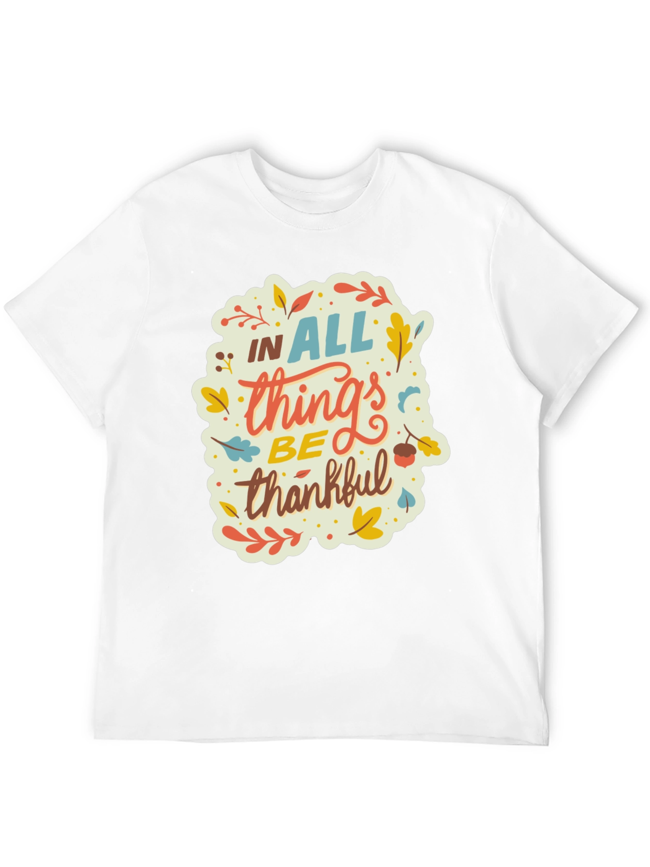 Fall Thanksgiving Graphic T-Shirt - Be Thankful