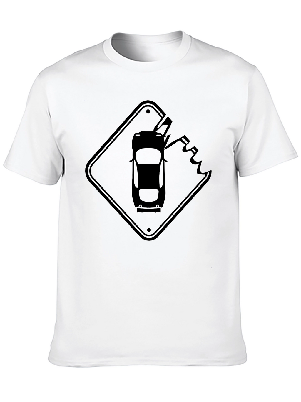 Road Rage Ahead T-Shirt - Black Cotton Tee