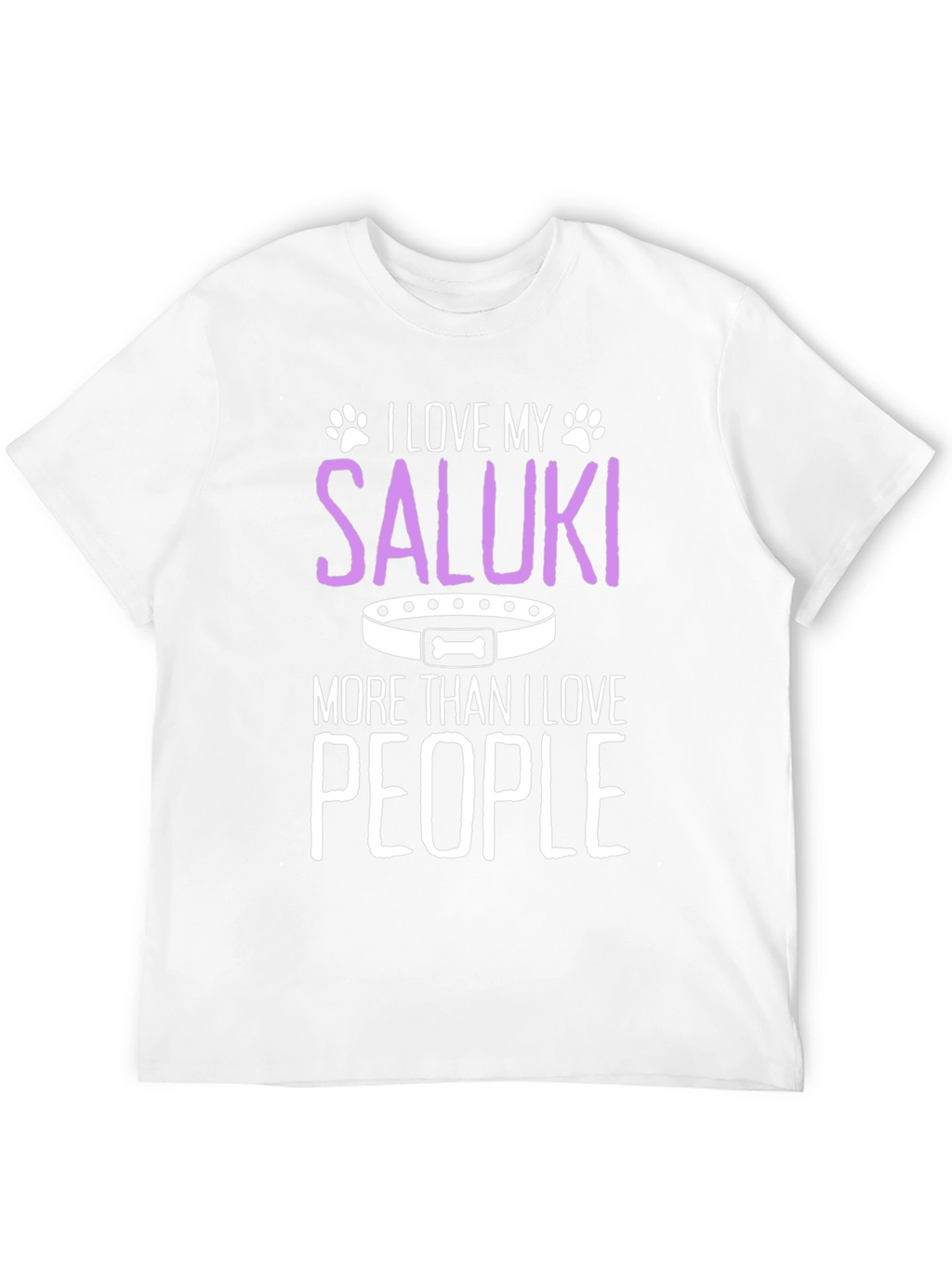 I Love My Saluki T-Shirt - Dog Lover Tee