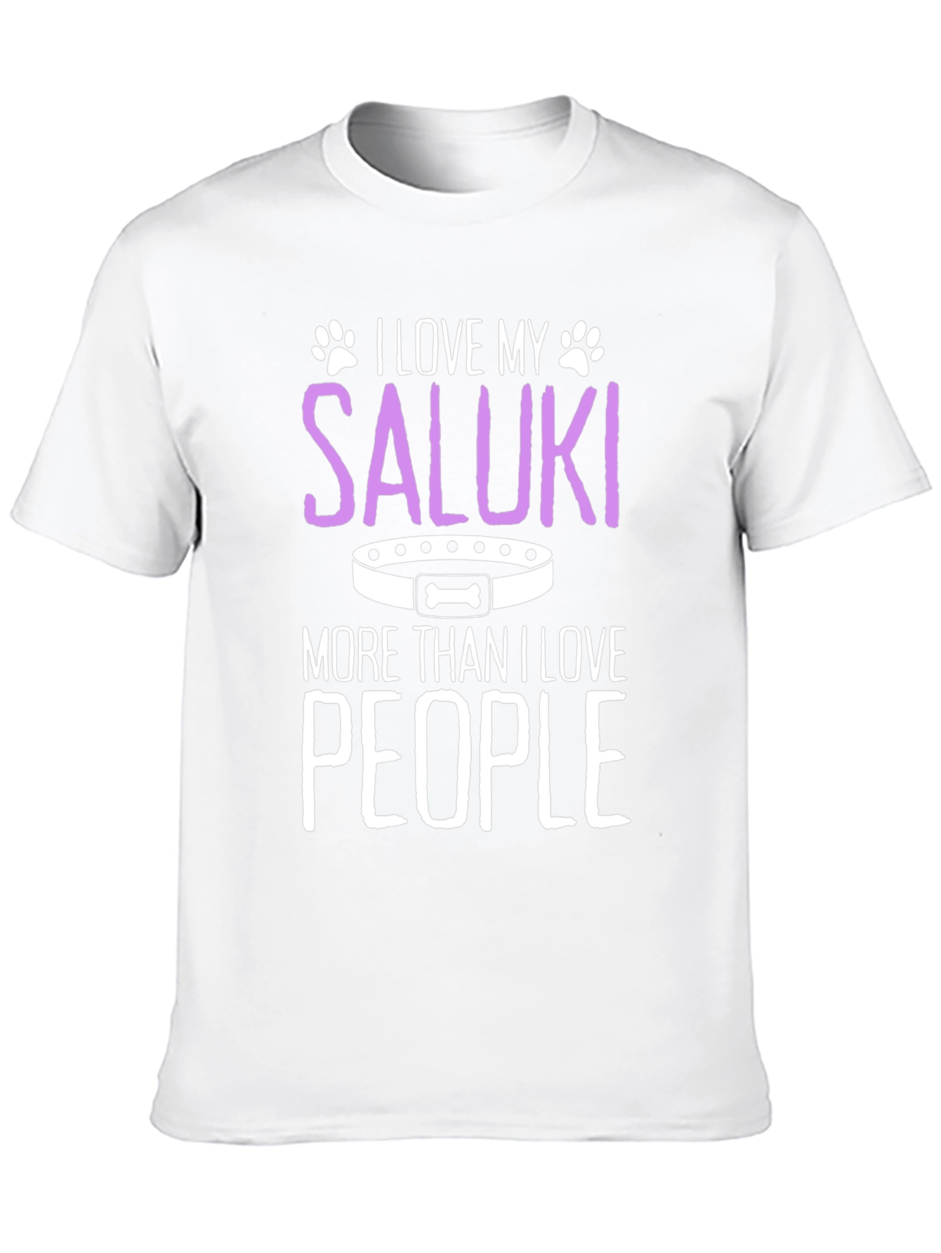 I Love My Saluki T-Shirt - Dog Lover Tee