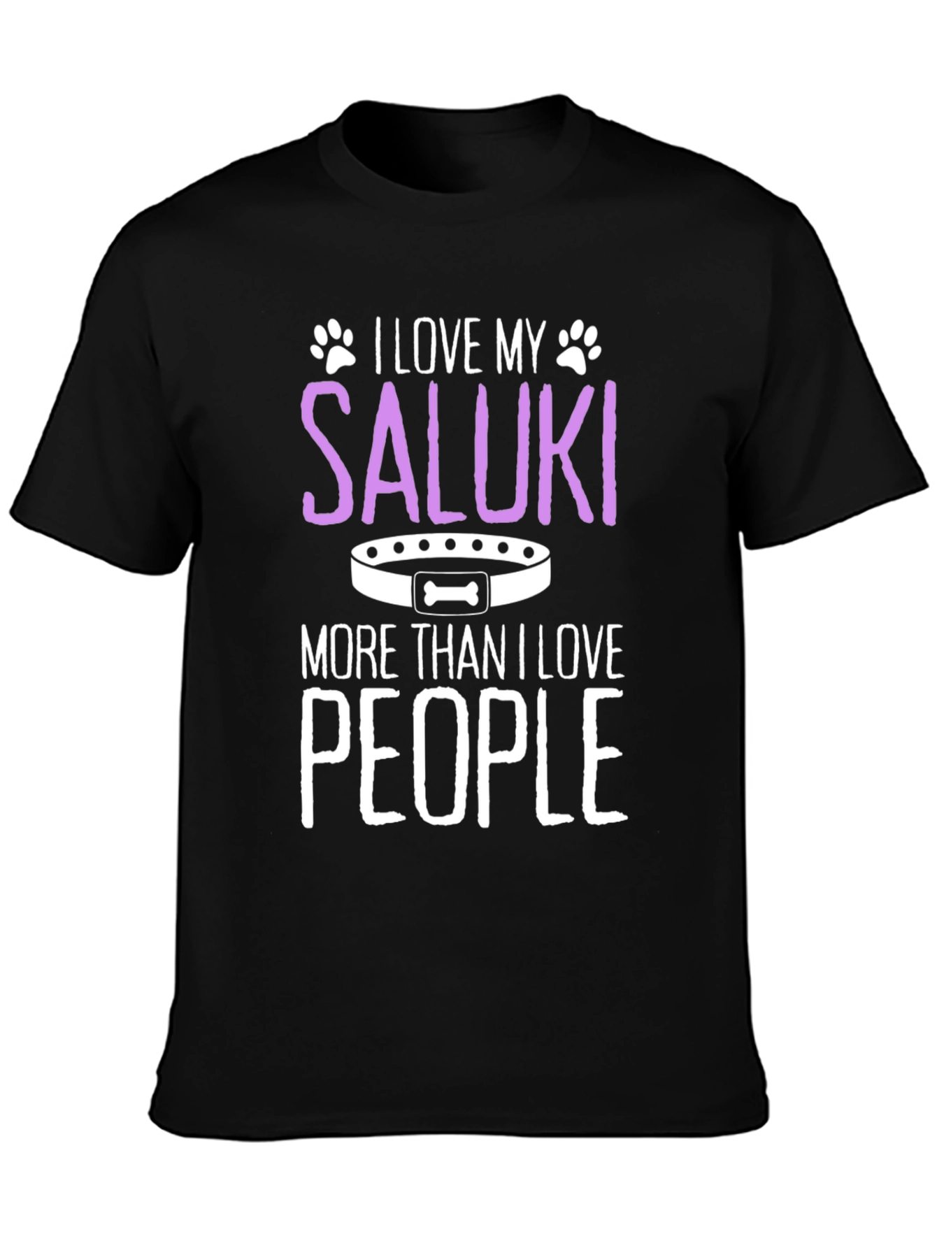 I Love My Saluki T-Shirt - Dog Lover Tee
