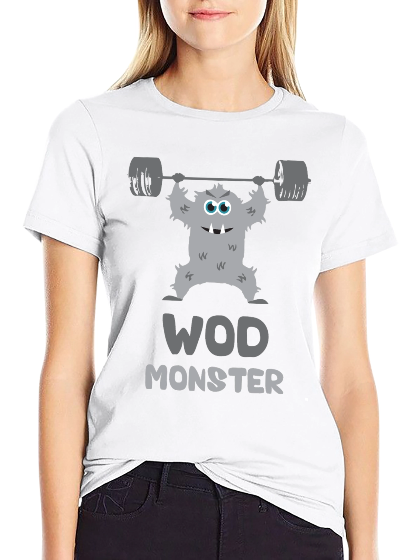 WOD Monster Graphic T-Shirt - Workout Motivation