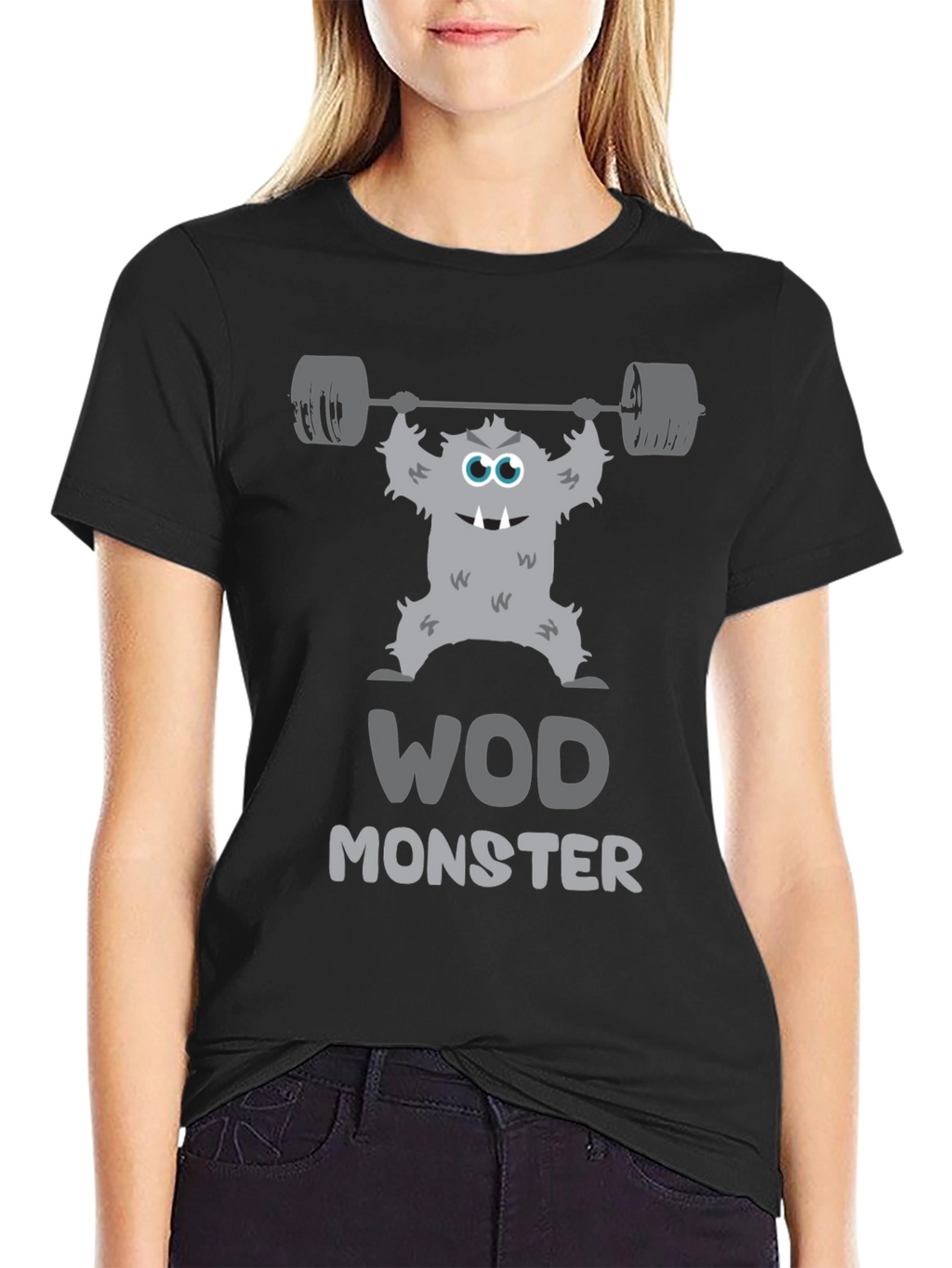 WOD Monster Graphic T-Shirt - Workout Motivation