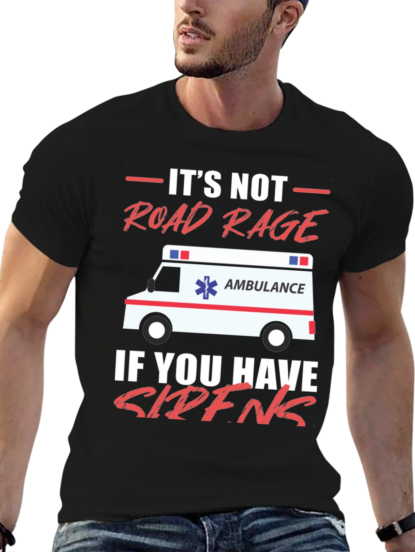 Funny EMT Road Rage T-Shirt