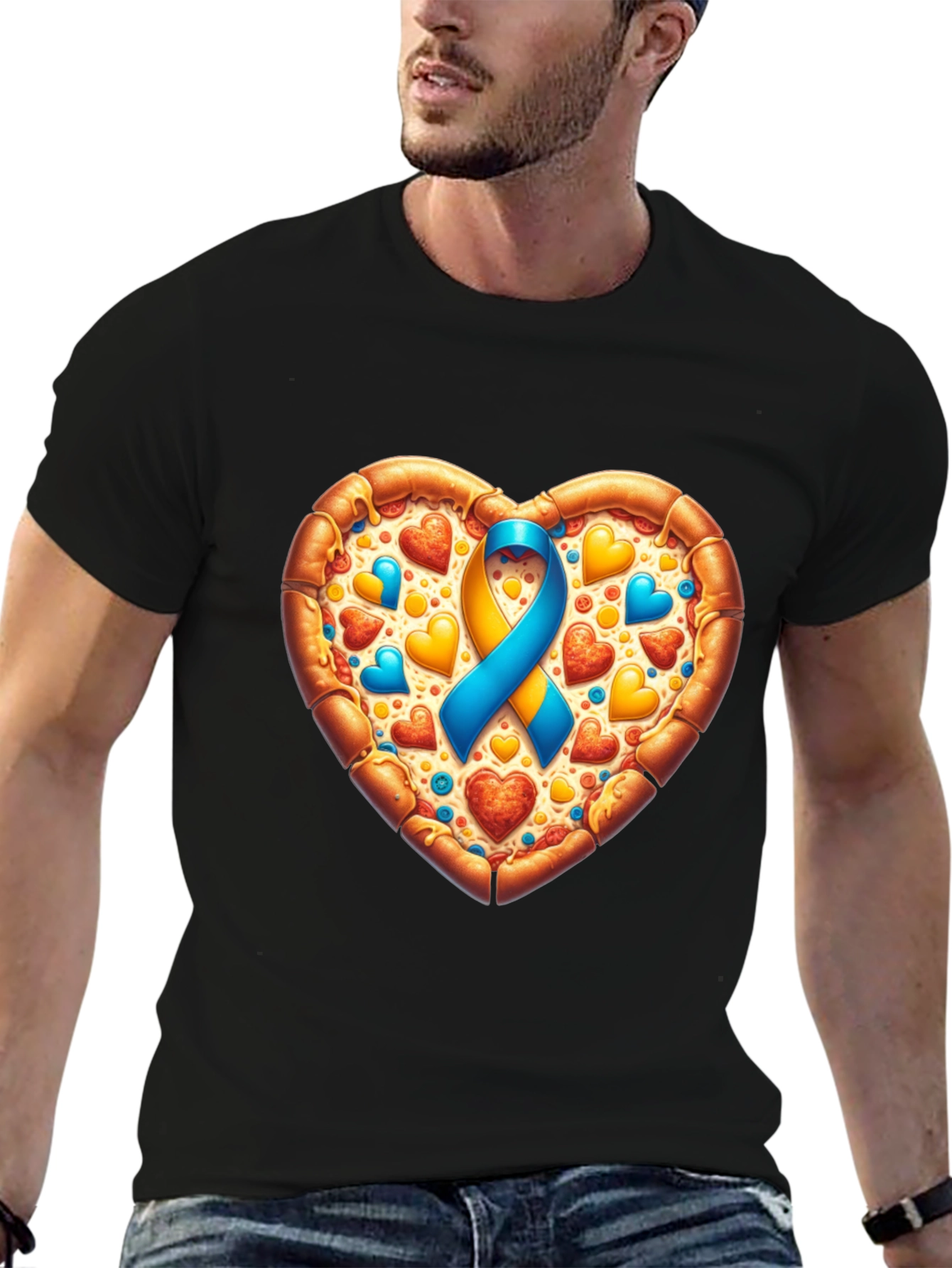 Pizza Heart Awareness T-Shirt