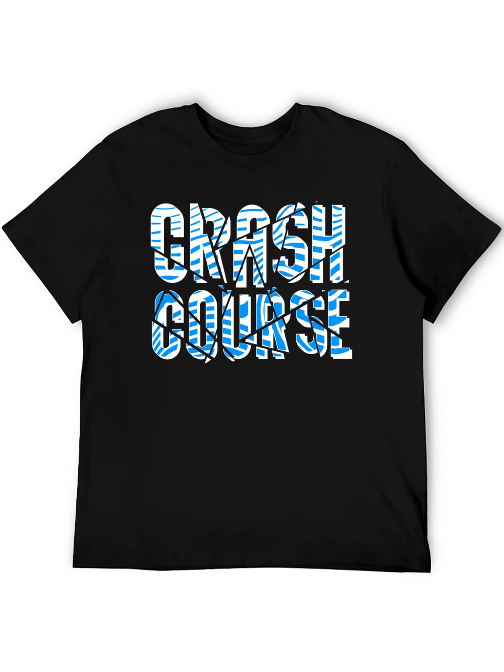 Crash Course Graphic Print Black T-Shirt