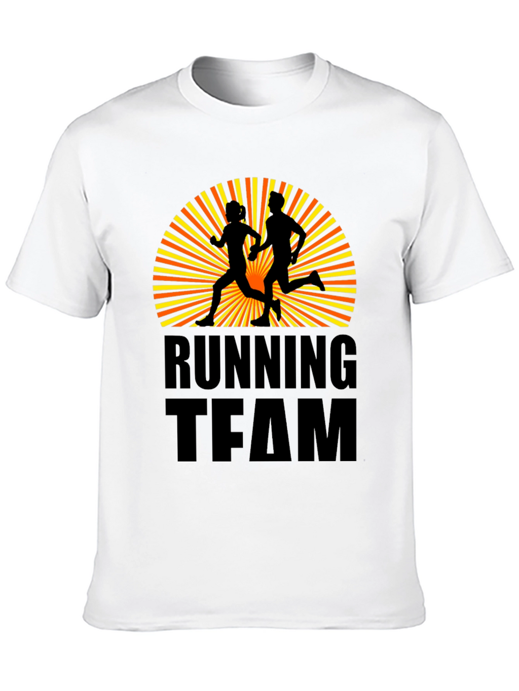 Running Team Graphic T-Shirt - Black